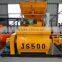 Double horizontal shafts auto concrete mixer JS1500 concrete mixer