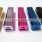 Best aluminum alloy power bank 2600 mah universal portable power bank OEM logo design