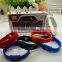 Cheap Rubber silicone bracelets with debossed logo Factory audit