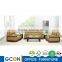 high quality pu/ lether metal frame office sofa set