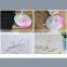 RGB Color Changing light LED Table Desk Reading Lamp with Touch Switch Ringlike Rechargeable Dimmable Atmosphere Lights