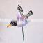 6 inch Plastic Seagull Birds Holiday Garden stakes, Christmas Decorations Made in China