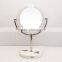 Single side free rotating stand mirror with bluetooth speaker