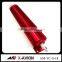 Finned satin Aluminum red color Transmission coolers single and dual holes