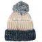 Women Warm Winter Knitted Pom Pom Beanie Ski Slouch Baggy Cap Bobble Hat