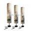 Grandeur Decoration Lotus Printed Standing Fabric Hotel Floor Lamp