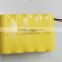 Industrial Lithium dry battery 9.6V AA700mAh nicd/nimh rechargeable battery pack