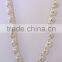 factory wholesale free shipping High quality fashion multi-strand pearl beaded charm necklace