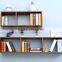 Simple Wooden Wall Mounted Italian Bookcase Furniture