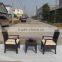 WPC ALUMINIUM GARDEN RATTAN 3PCS CHAIR SET
