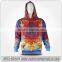 polyester fleecing fabric fullover print pullover hoodie