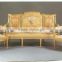 Nobility high-end fine wool red aubusson sofa cover set