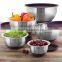 Small MOQ cheap mirror stainless steel bowl with lid
