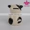 Promotion cheap cow design ceramic cartoon pig bank,ceramic cow money box