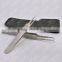 45 degree angle curved tip tweezer and needle nose tweezer with extra holding grip