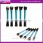 Newest design 5 colors professional makeup brush set