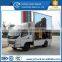 Latest design FOTON small LED advertising Vehicle cost price distribution