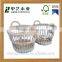 Rectanglar handmade wooden Wicker Basket storage box on sale
