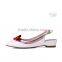 Women Flat Sandals Slingback Sandals Genuine Leather Sandals