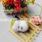 Wholesale price Soft Colorful Sheep Fur Keychain Chain Pendant Cute Fur Bag Ring