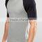 Men Muscle T Shirt With Contrast Raglan Sleeves Two Tone t-shirt