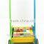 Multi colour Wooden baby walker with blocks