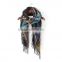 Gradation Big Cable Knit Infinity Scarf