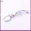 Wholesale Cheap Lovely Snowman Navel Banana Gold Piercing