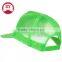 5 Panel Neon Color Poly Trucker Cap,Flat Bill Mesh Cap