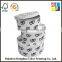 Luxury customized rigid cardboard round gift box/storage box