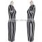 2016 korean new design vertical stripes slim elastic women dresses DME-002