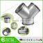 Ducting Fitting Galvanized Steel T Tee, 3-Way Connector
