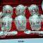 Brass Ice Cream Cups Set 12 pieces Silver Plated