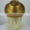 Golden plastic hats cowboy hat for Carnival Party Decoration with gold powder