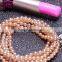 Chains pearl necklace patterns with nature freshwater pearls beads