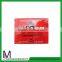 best quality zip top 3 sides heat seal bag zipper bag with hanging hole