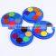 Pofessional dry powder watercolor paint cakes professional quality,plastic round boxes for watercolor paint set