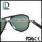 2016 Hot Sell fashion Women sweet red lens carbon fiber frame sunglasses
