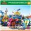Jumping machine amusement park rotary self-control blue star rides