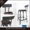 Metal bar stool high chair upholstered chairs