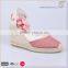 Hot selling fashion top espadrilles shoes 2015