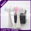 Silicone Massager Nylon Harir Deeply clean solf hair double end Face Clean Brush