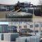 Hot sale galvanized powder coated V waved welded wire mesh fence panel and fence post with factory price