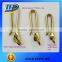 Solid Brass U Hooks Key Rings Belt U Hook Wallet Chain 50mm,60mm,70mm