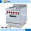 Free Standing Stainless Steel Electric Range with Oven/Hot Plate