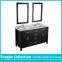 Tonghe Collection Espresso Bathroom Vanity Set Double Sink