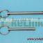 Double pull ring quick release pin ball lock pin for tractor