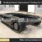 Steel rubber track undercarriage / Crawler undercarriage spare part / rubber steel track chassis from 0.5Ton to 120Ton