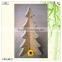 laser engraving cutting wooden craft snow tree santa sled