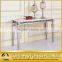 Metal Italian Design Glass Console Table